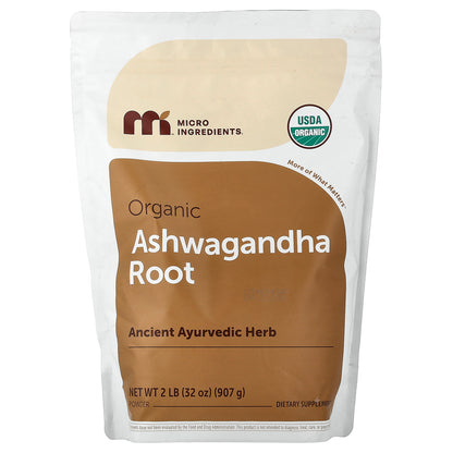 Micro Ingredients, Organic Ashwagandha Root Powder, 32 oz (907 g)