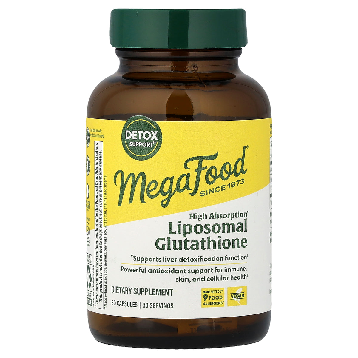 MegaFood, Liposomal Glutathione, 60 Capsules