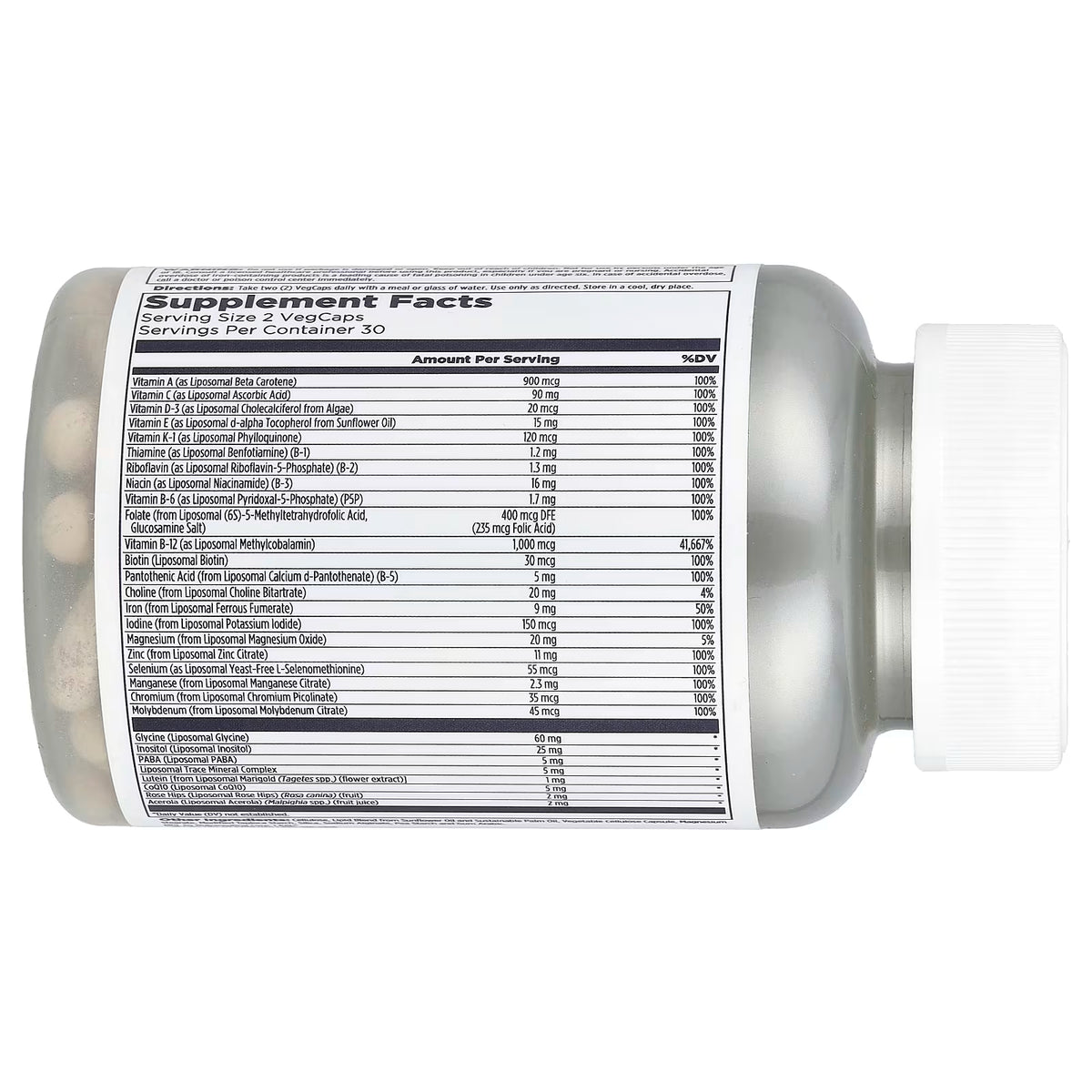 KAL, Liposomal Multivitamin , 60 VegCaps