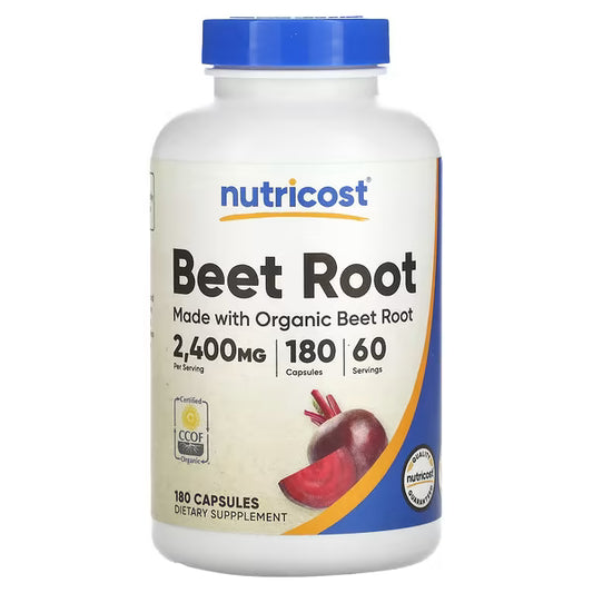 Nutricost, Beet Root, 180 Capsules (800 mg per Capsule)
