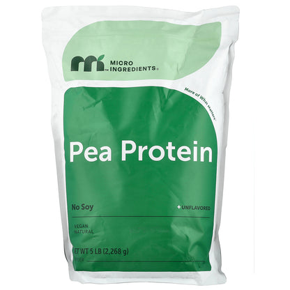 Micro Ingredients, Pea Protein Powder, Unflavored, 5 lb (2,268 g)