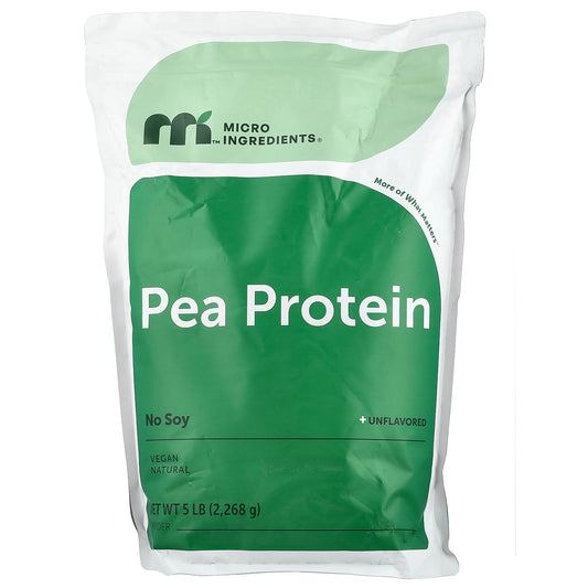 Micro Ingredients, Pea Protein Powder, Unflavored, 5 lb (2,268 g)