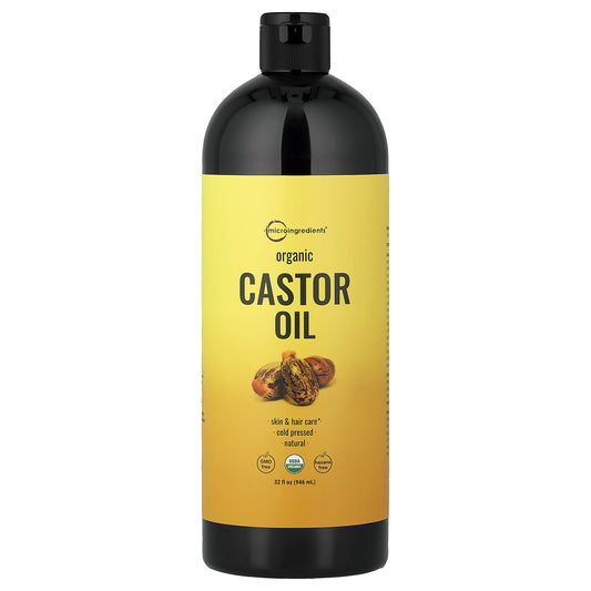 Micro Ingredients, Organic Castor Oil, 32 fl oz (946 ml)