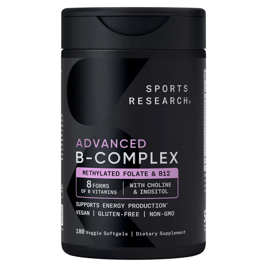 Sports Research Vitamin B Complex, 180 Veggie Soft Gels
