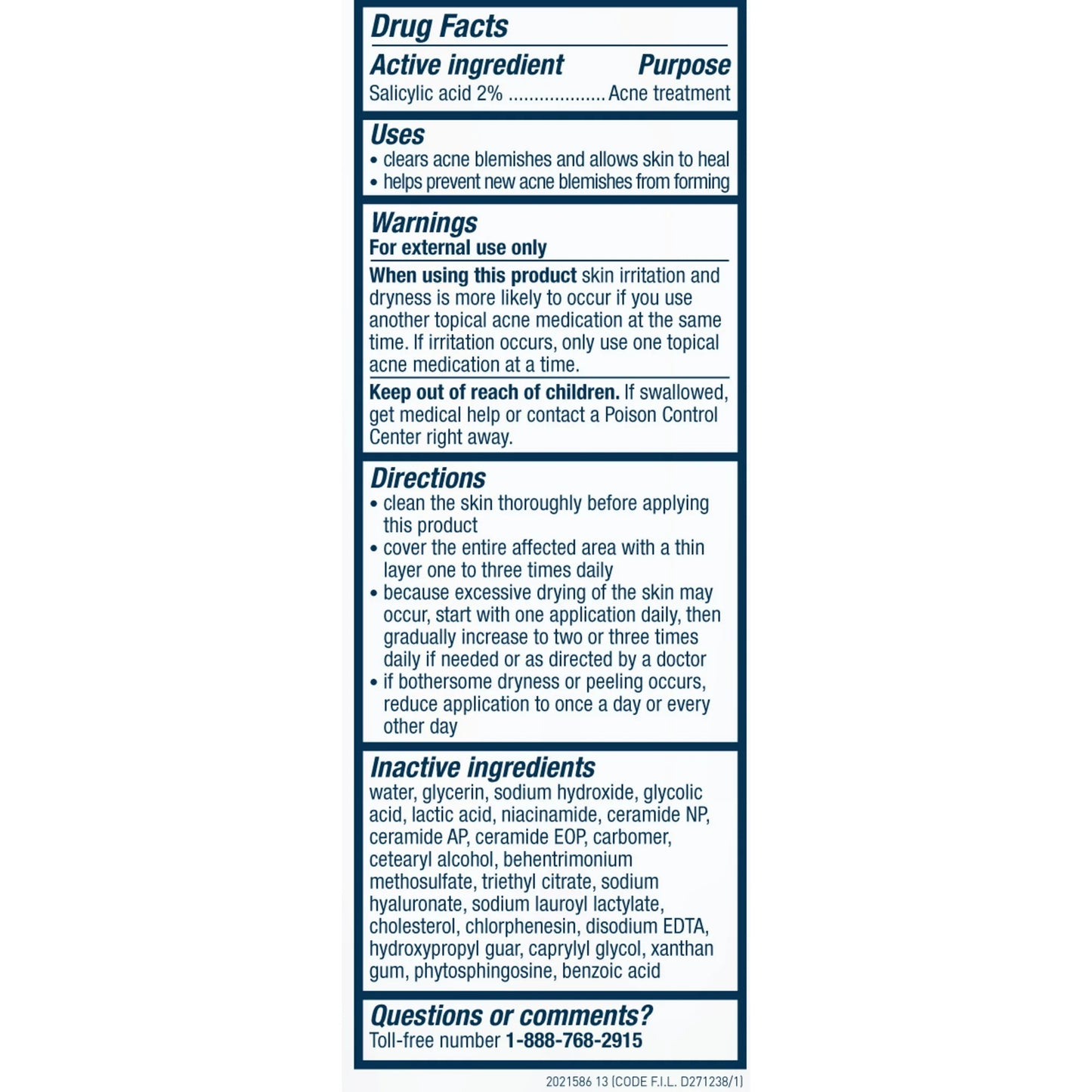 CeraVe Salicylic Acid Acne Control Gel, 1.3 Oz