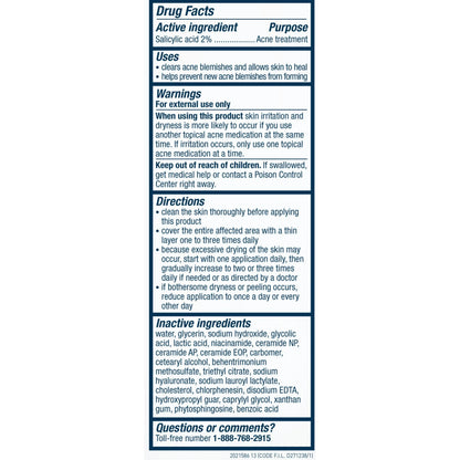 CeraVe Salicylic Acid Acne Control Gel, 1.3 Oz