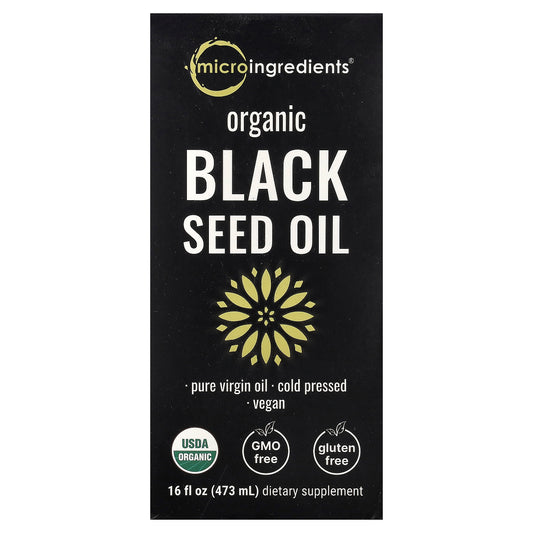 Micro Ingredients, Organic Black Seed Oil, 16 fl oz (473 ml)