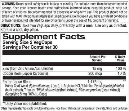 Action Labs Super Horny Goat Weed Veg Capsule 60 CT
