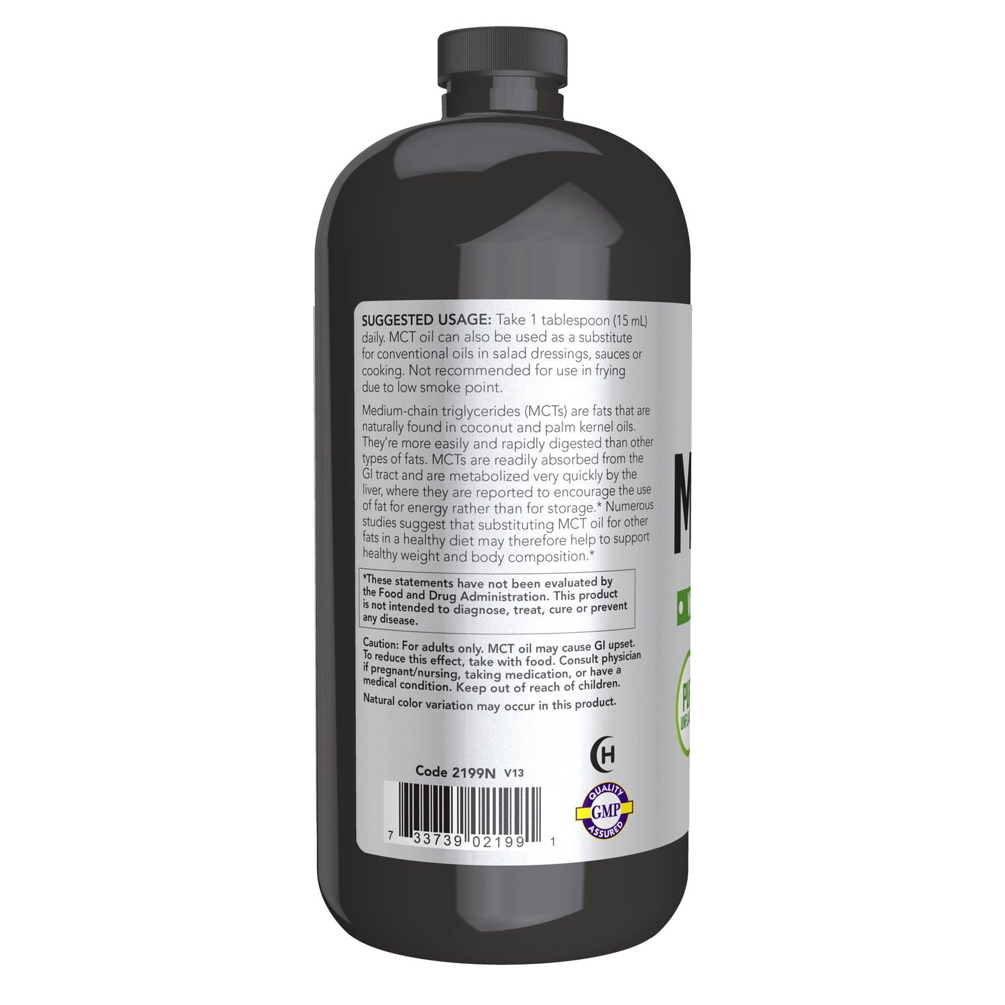 NOW Sports Nutrition, MCT (Medium-chain triglycerides) Oil 14 g, Weight Management, Liquid, 32-Ounce