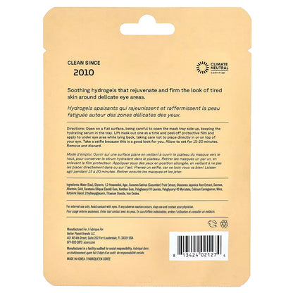 ACURE, Radically Rejuvenating, Under Eye Hydrogels, 2 Single Use Eye Gels, 0.14 oz (4 g)