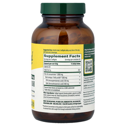 MegaFood, Omega3 Fish Oil, 90 Softgels