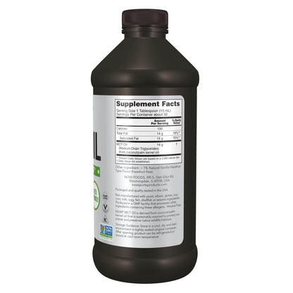 NOW Sports Nutrition, MCT (Medium-chain triglycerides) Oil, Vanilla Hazelnut, 16-Ounce