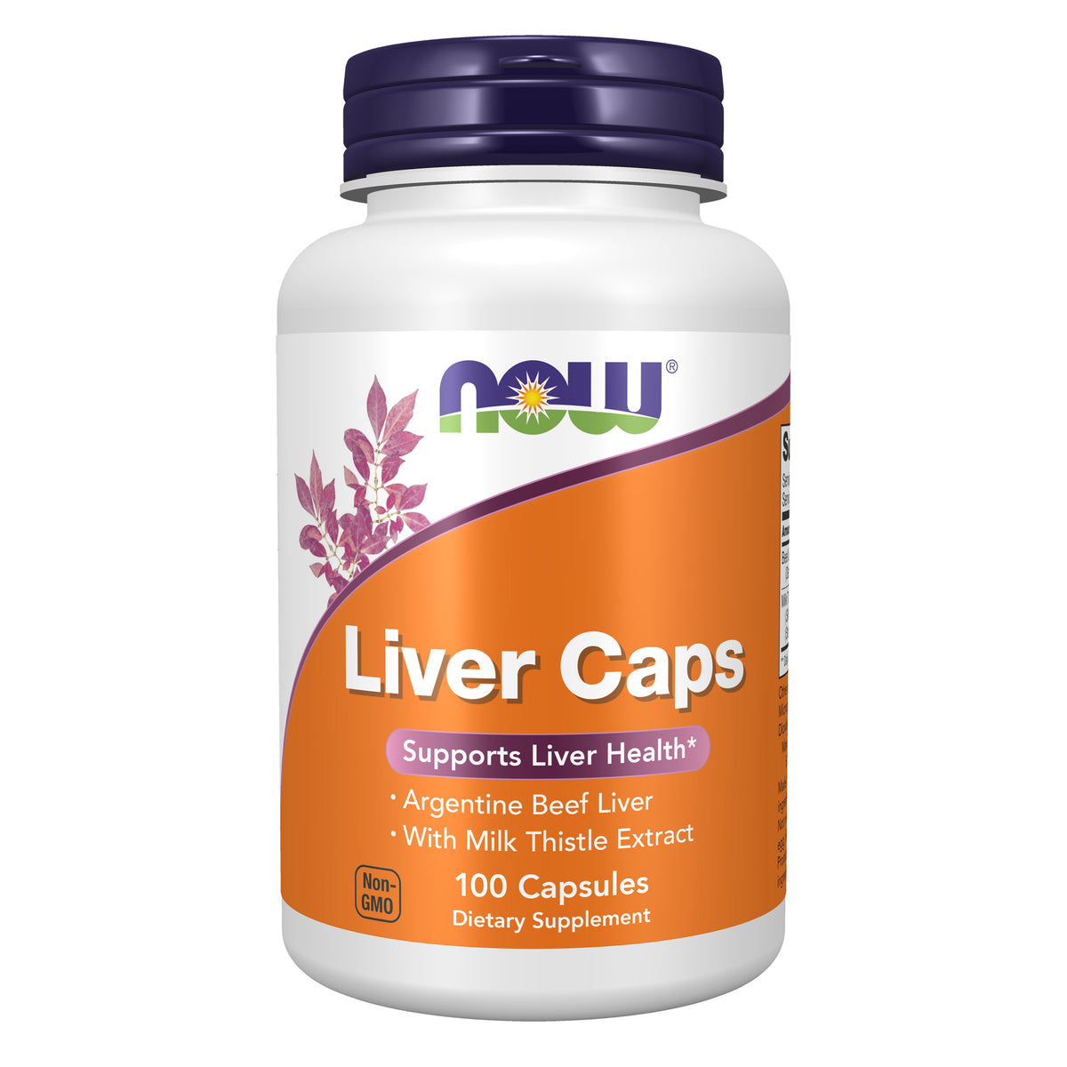 NOW Supplements, Liver Caps with Milk Thistle and Eleuthero, Supports Liver Health*, 100 Capsules