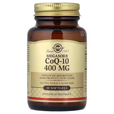 Solgar, Megasorb CoQ-10, 400 mg, 30 Softgels
