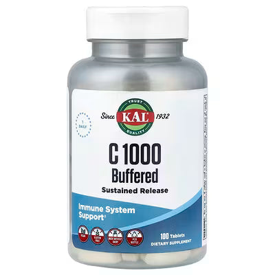 KAL, C 1000 Buffered, 100 Tablets