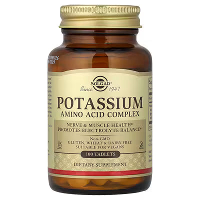 Solgar, Potassium, Amino Acid Complex, 100 Tablets (99 mg per Tablet)