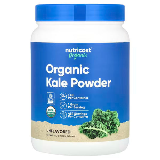 Nutricost, Organic Kale Powder, Unflavored, 16.2 oz (454 g)