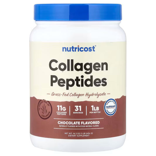 Nutricost, Collagen Peptides, Chocolate, 1 lb (454 g)