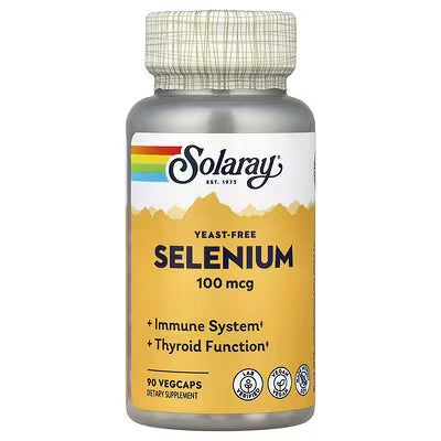 Solaray, Selenium, 100 mcg, 90 VegCaps