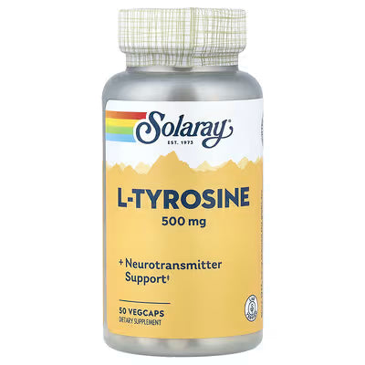 Solaray, L-Tyrosine, 500 mg, 50 VegCaps
