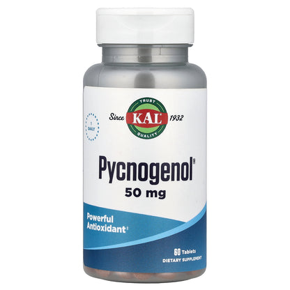 KAL, Pycnogenol®, 50 mg, 60 Tablets