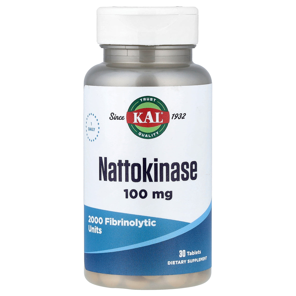 KAL, Nattokinase, 100 mg, 30 Tablets