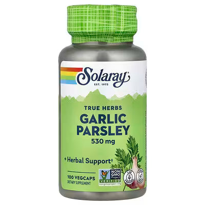 Solaray, True Herbs, Garlic Parsley, 100 VegCaps