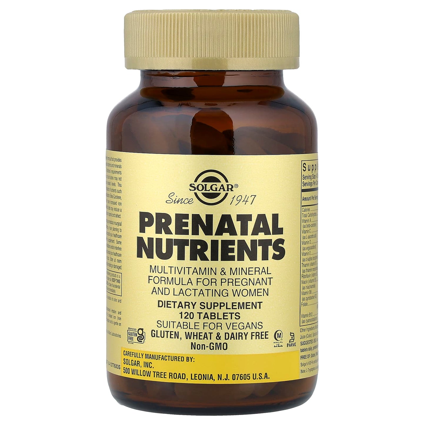Solgar, Prenatal Nutrients, 120 Tablets