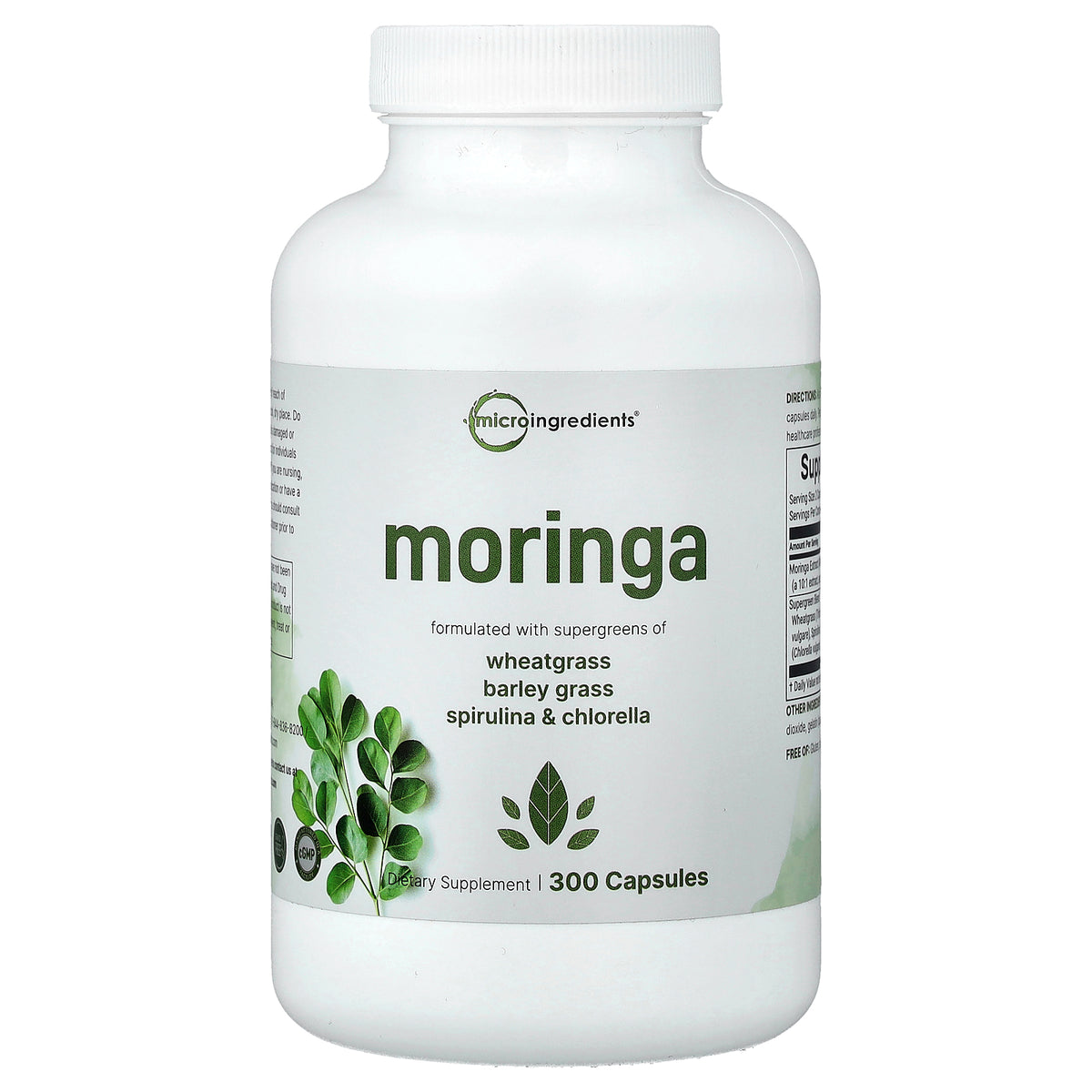 Micro Ingredients, Moringa, 300 Capsules