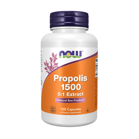 NOW Supplements, Propolis 1,500 mg, 100 Veg Capsules