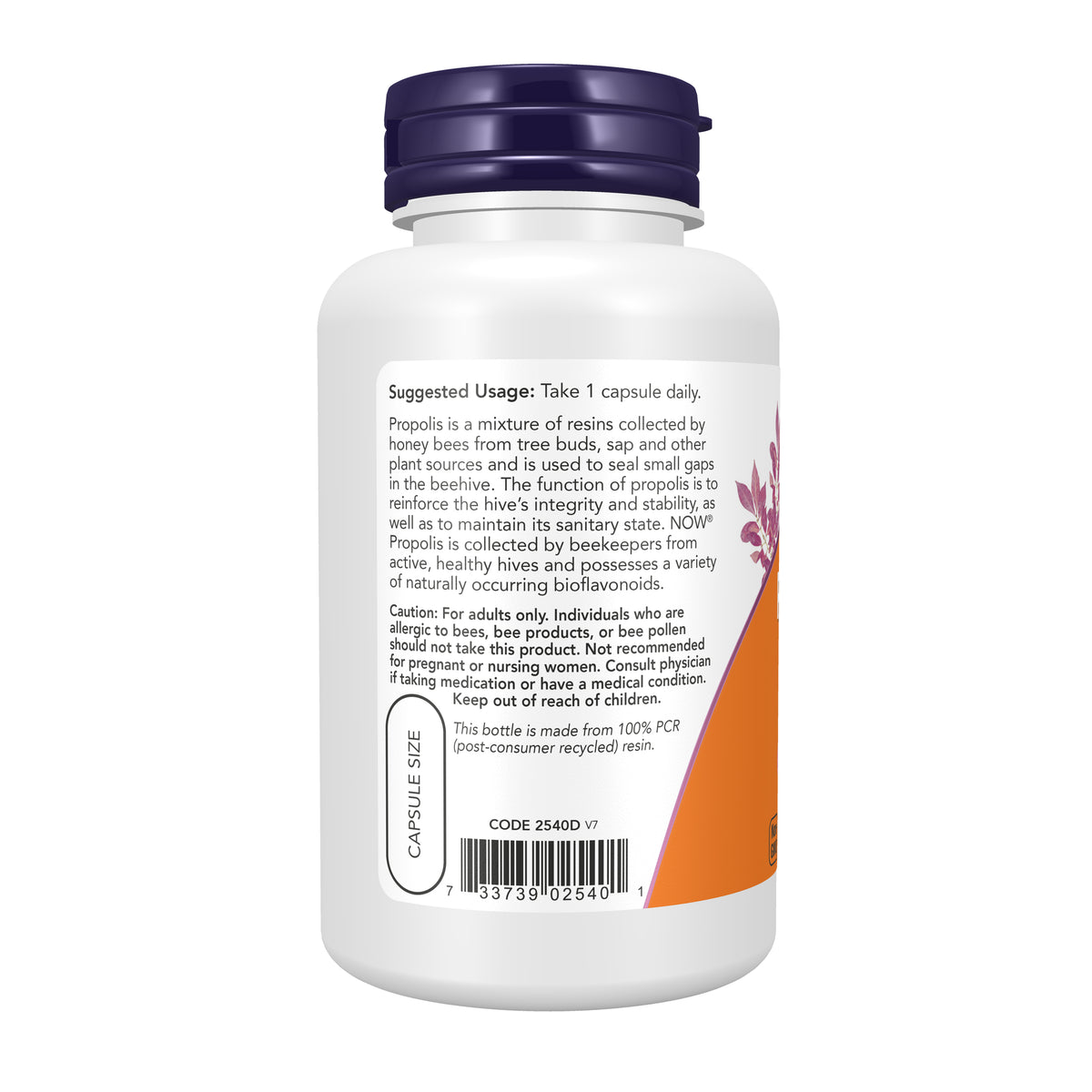NOW Supplements, Propolis 1,500 mg, 100 Veg Capsules
