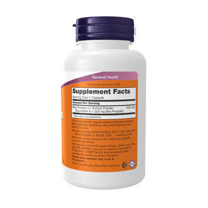 NOW Supplements, Propolis 1,500 mg, 100 Veg Capsules