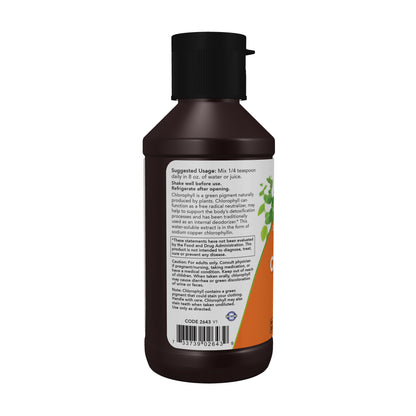 NOW Supplements, Extra Strength Liquid Chlorophyll, Unflavored, Internal Deodorizer*, 4 fl. Oz