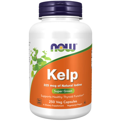 NOW Supplements, Kelp 325 mcg of Iodine, 250 Veg Caps