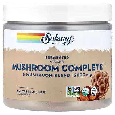 Solaray, Organic Fermented Mushroom Complete, 2.14 oz (60 g)