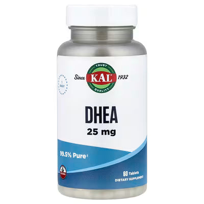 KAL, DHEA, 25 mg, 60 Tablets