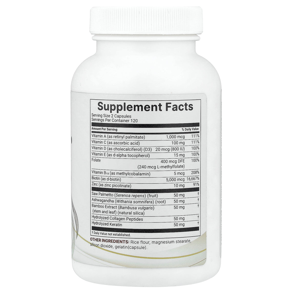 Micro Ingredients, Hair Vitamins Complex, 240 Capsules