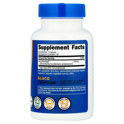 Nutricost, Dihydroberberine, 100 mg , 60 Capsules