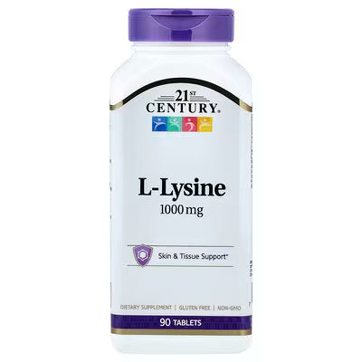21st Century, L-Lysine, 1,000 mg, 90 Tablets