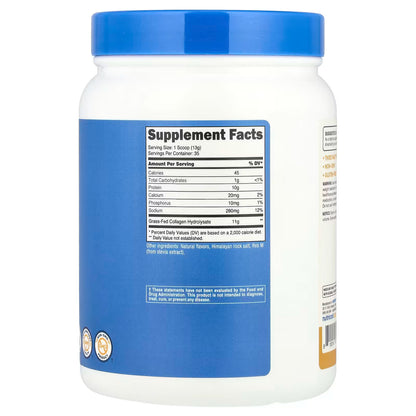 Nutricost, Collagen Hydrolysate, Salted Caramel, 16.2 oz (454 g)