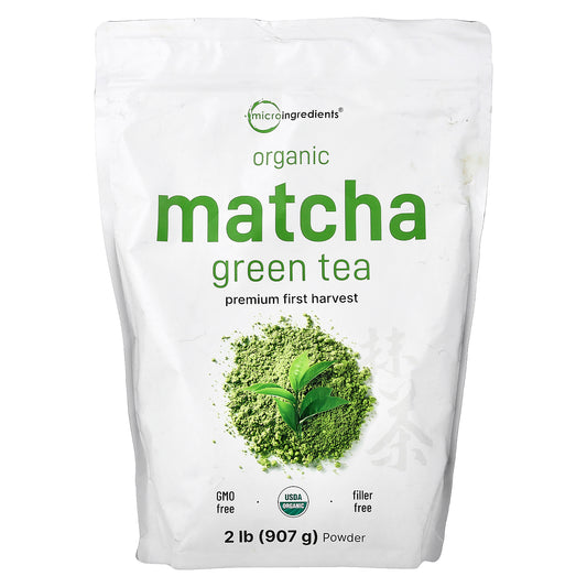 Micro Ingredients, Organic Matcha Green Tea Powder, 2 lb (907 g)
