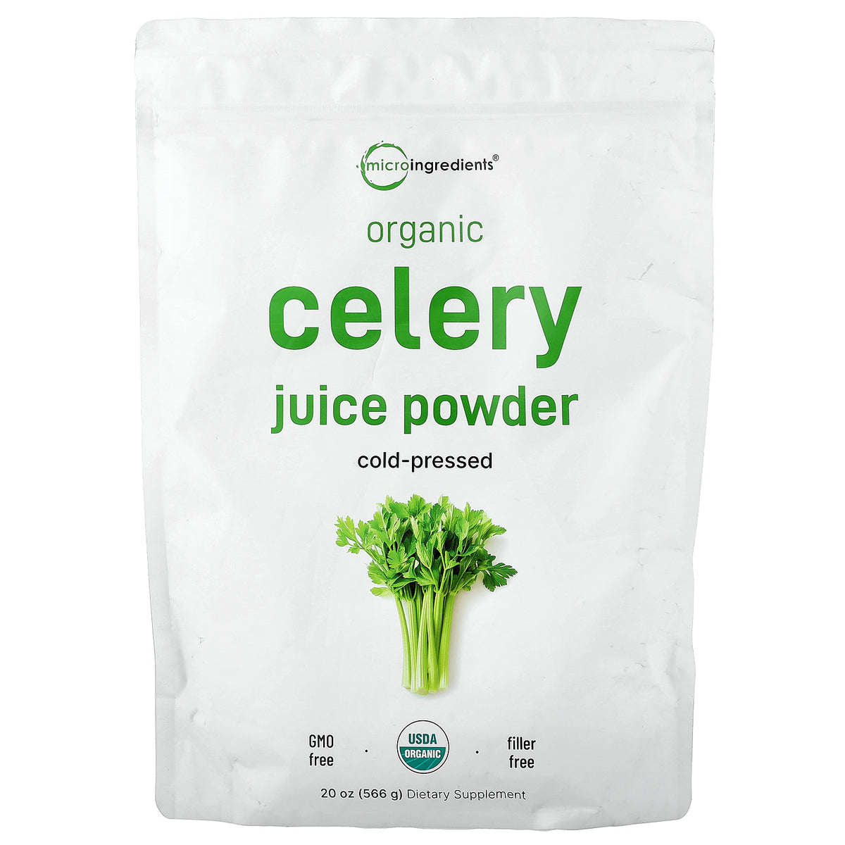 Micro Ingredients, Organic Celery Juice Powder, 20 oz (566 g)