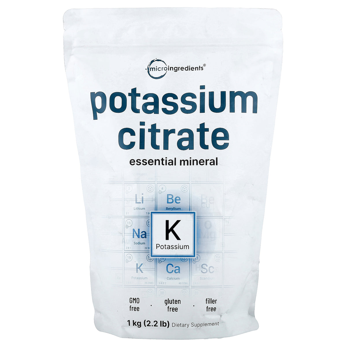 Micro Ingredients, Potassium Citrate, 2.2 lb (1 kg)