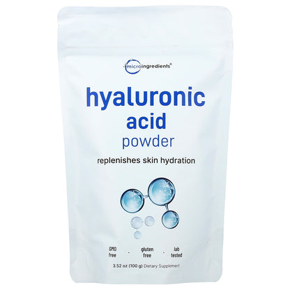 Micro Ingredients, Hyaluronic Acid Powder, 3.52 oz (100 g)