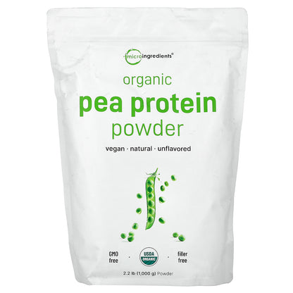 Micro Ingredients, Organic Pea Protein Powder, 2.2 lb (1,000 g)