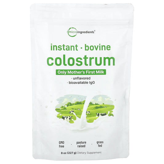 Micro Ingredients, Instant Bovine Colostrum, Unflavored, 8 oz (227 g)