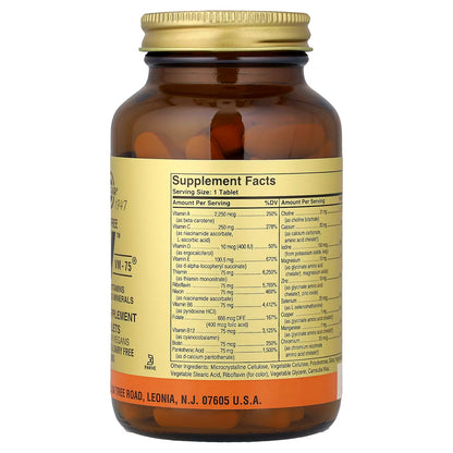Solgar, Formula V™ VM-75®, Multiple Vitamins with Chelated Minerals, Iron-Free, 90 Tablets