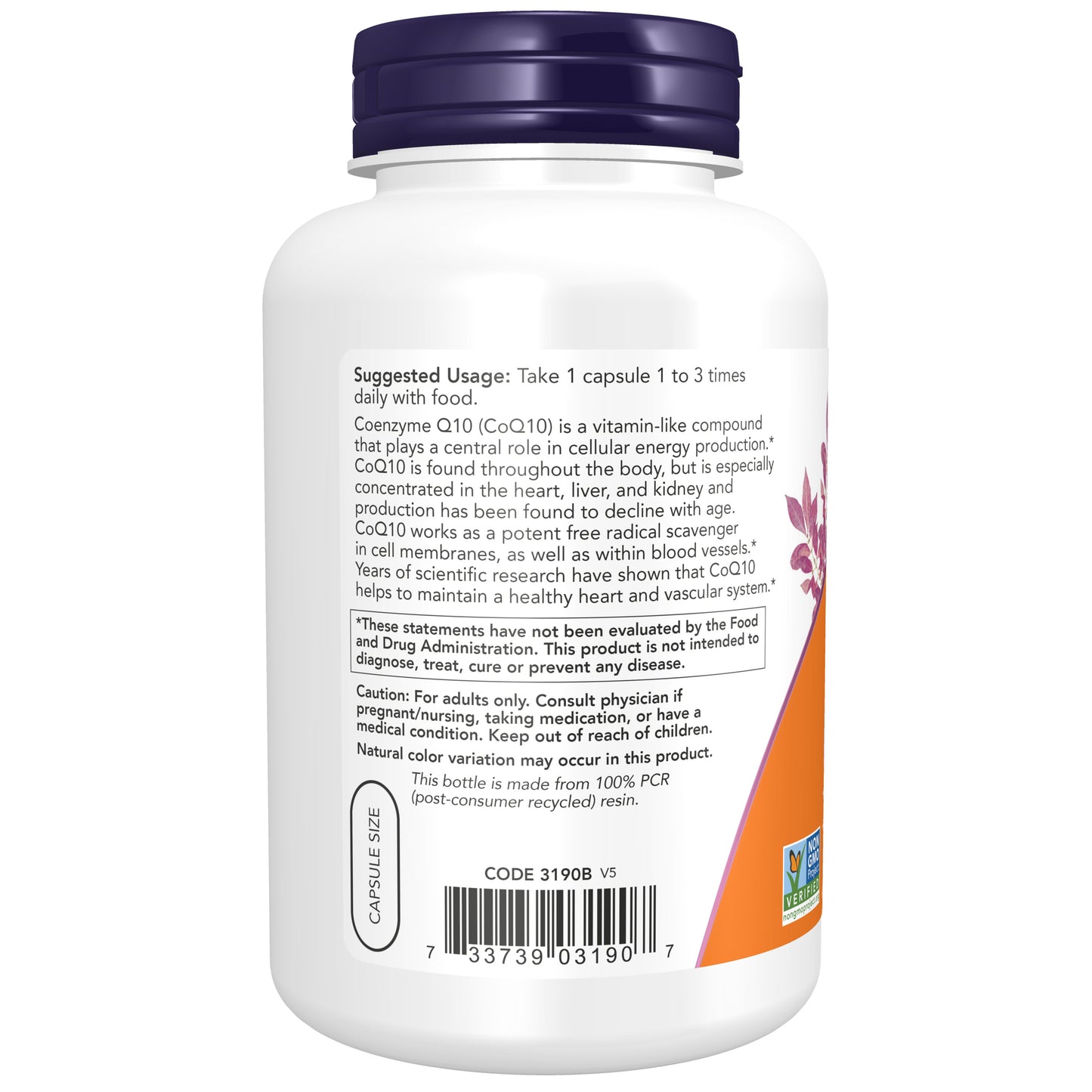 NOW Supplements, CoQ10 30 mg, Pharmaceutical Grade, All-Trans Form produced by Fermentation, 240 Veg Capsules