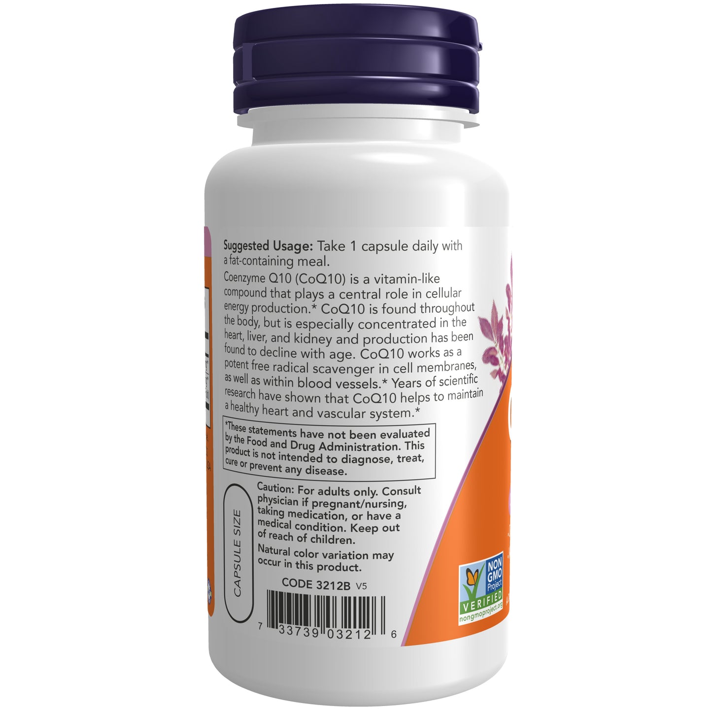 NOW Supplements, CoQ10 100 mg with Hawthorn Berry, Pharmaceutical Grade, All-Trans Form produced by Fermentation, 90 Veg Capsules