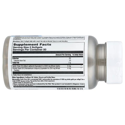 KAL, Garlic Oil, 100 SoftGels